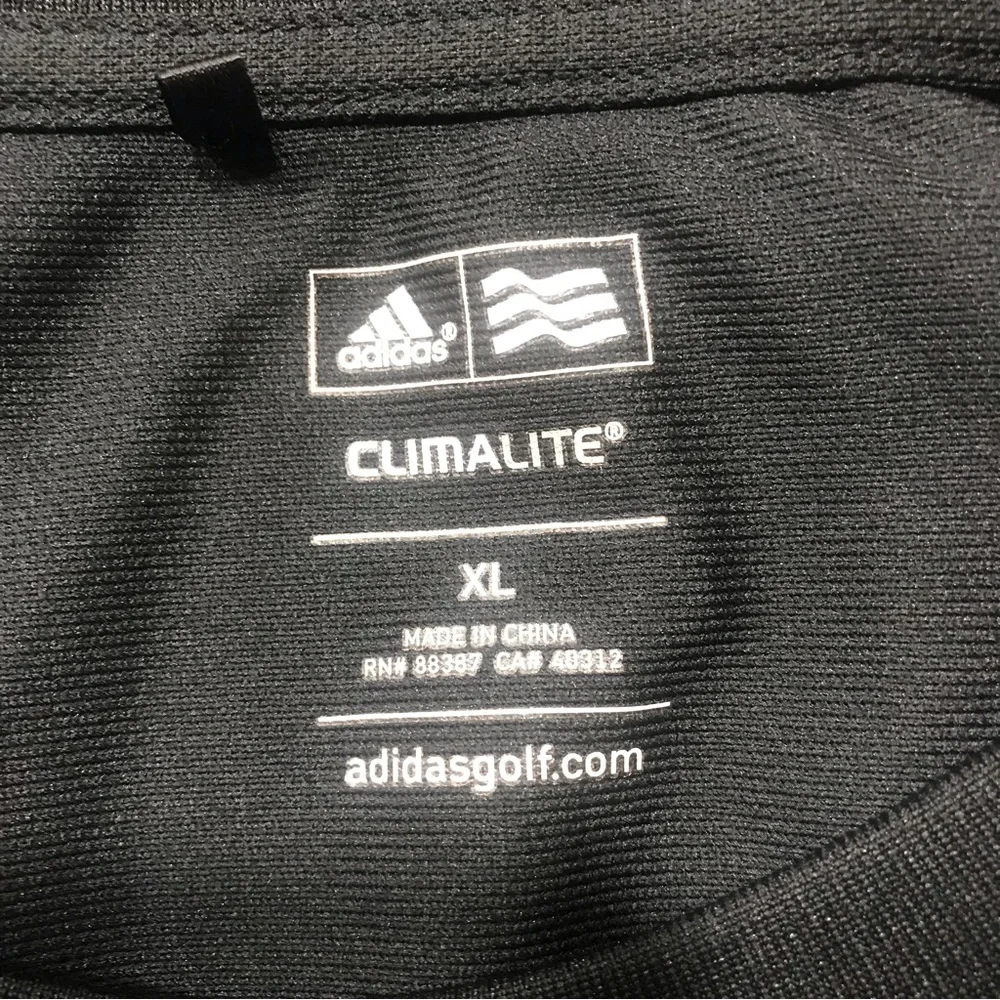 Adidas Men's Golf Performance ClimaLite Active Tee in Black, XL